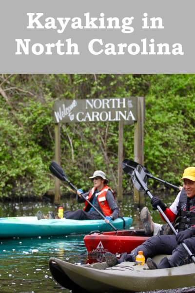 Kayaking in North Carolina - pin